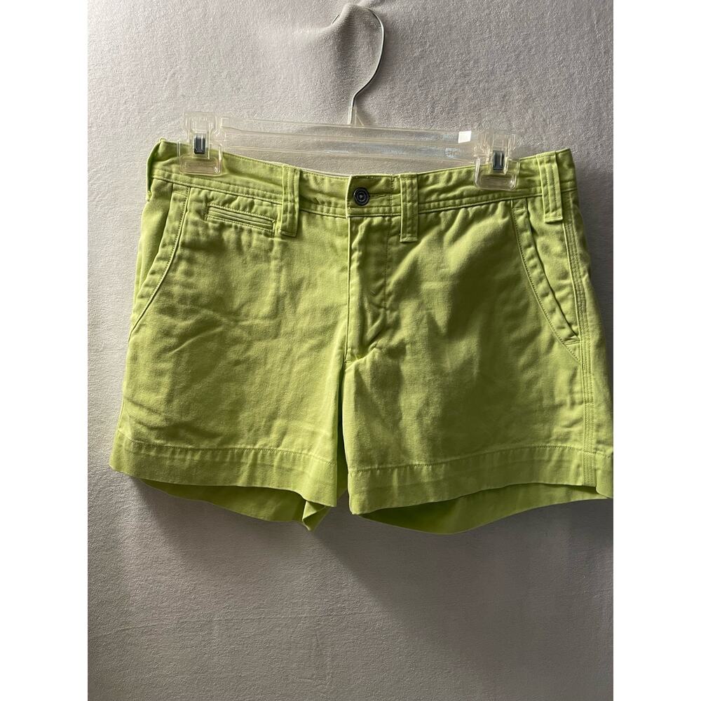 POLO Ralph Lauren lime green shorts blue & gold label Women's size 2